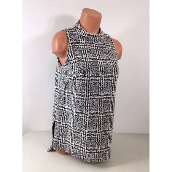 Michael Kors Plaid Blouse Womens Medium - Picture 1 of 5